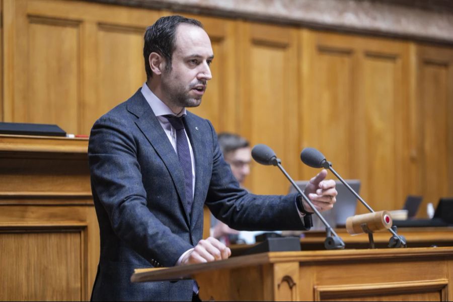 FDP-Nationalrat Christian Wasserfallen kritisiert die Proteste und ihre Forderungen: «Ein Boykott israelischer Universitäten ist eine unverschämte und widerliche Forderung.» (Archivbild)