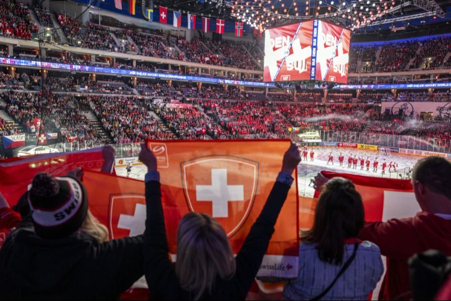 Eishockey WM Schweizer Fans