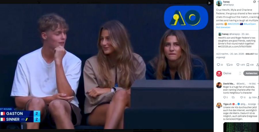 Die drei scheinen sich gut zu verstehen.