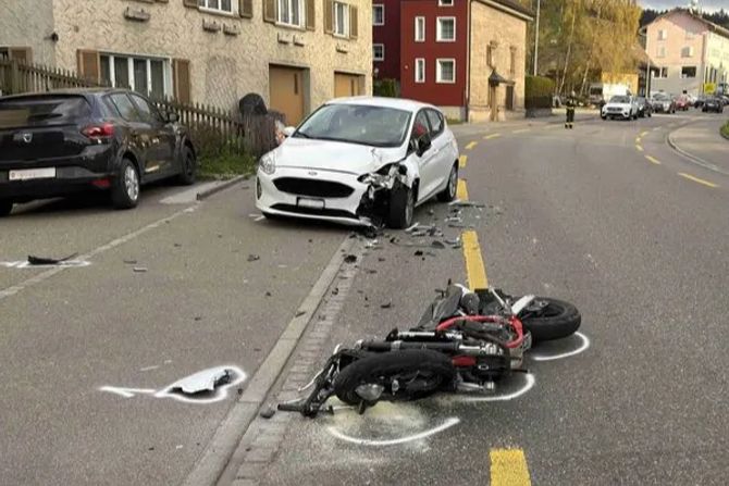 Frontalkollision Herisau