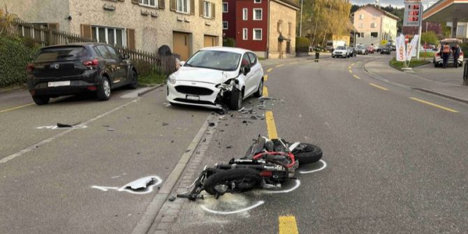 Frontalkollision Herisau