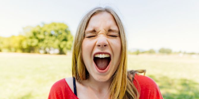 Wutausbrauch Teenager