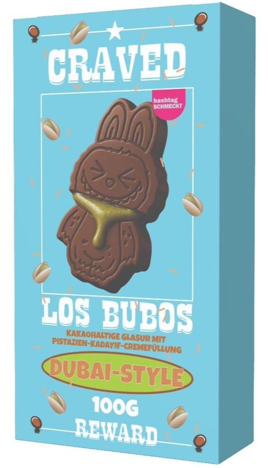 Inzwischen gibt es Dubai-Schoggi auch deutlich günstiger: Diese Tafel (in Form eines Labubu) kostet 4.90 Franken.