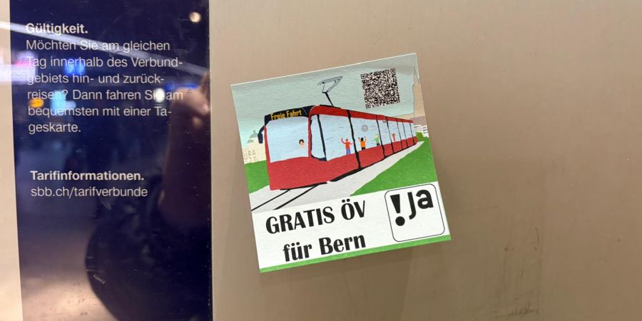 Post-Its Bahnhof Bern