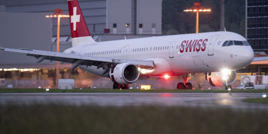 Das Flugprogramm der Swiss ist vom Streik bei der Lufthansa nicht betroffen. Die Schweizer Airline setzt aber auf Flügen nach Frankfurt grössere Maschinen ein.(Archivbild)
