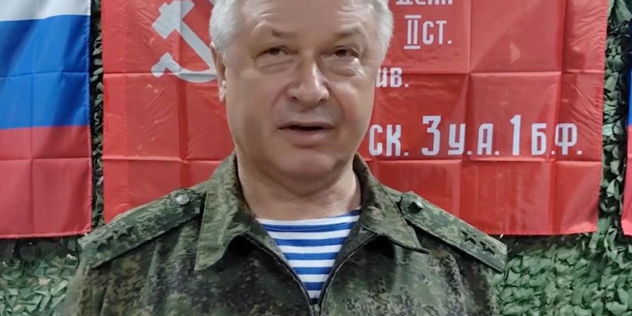 HANDOUT - Der russische Generalleutnant Wladimir Alexejew (Archivbild). Foto: -/Pressedienst des russischen Verteidigungsministeriums/AP/dpa - ACHTUNG: Nur zur redaktionellen Verwendung...