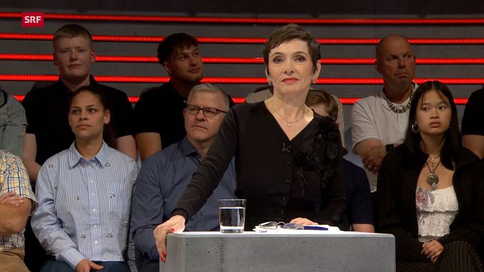 Mitte-Ständerätin Marianne Binder in der «Arena». arena