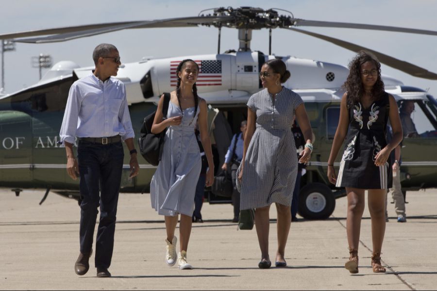 Michelle Obama spricht über ihre Töchter.