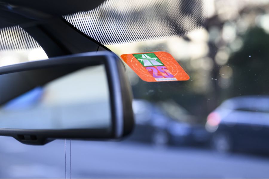 Die Busse kassierte die Italienerin, weil sie ohne Vignette unterwegs war.