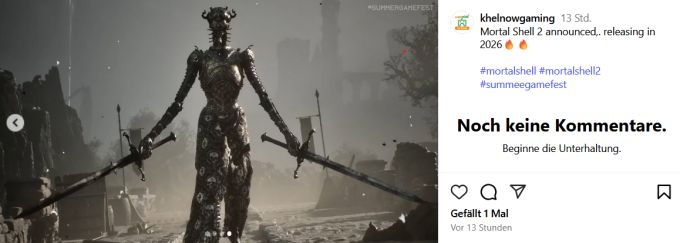«Mortal Shell 2» wurde auf dem Summer Game Fest vorgestellt. mortal shell 2