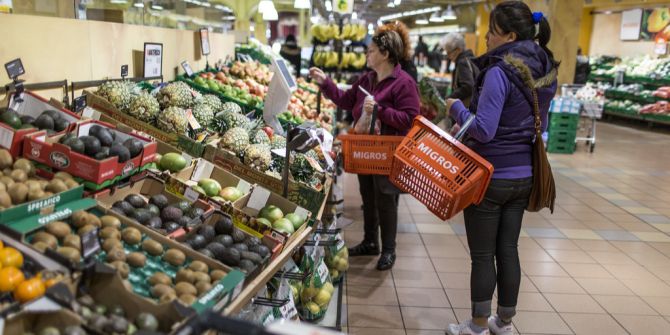 Migros Gemüse Früchte Waage