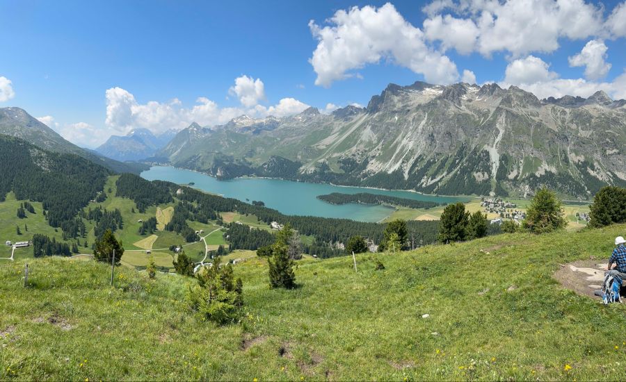Maloja Silvaplana Höhenweg