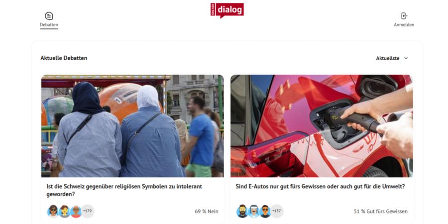 SRF SRG Dialog