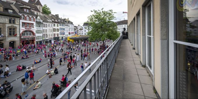 Keine Feier am Barfüsserplatz in Basel: Die Fans kamen vergeblich. FC Basel
