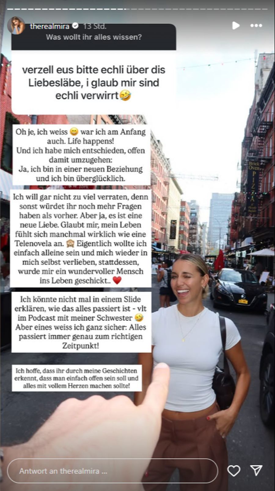 Mirjana Vasovic berichtet ihren Followern von ihrem neuen Liebesglück.