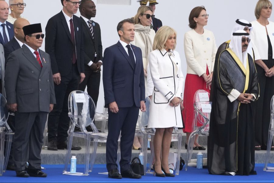 Militärparade Macron Prabowo Subianto