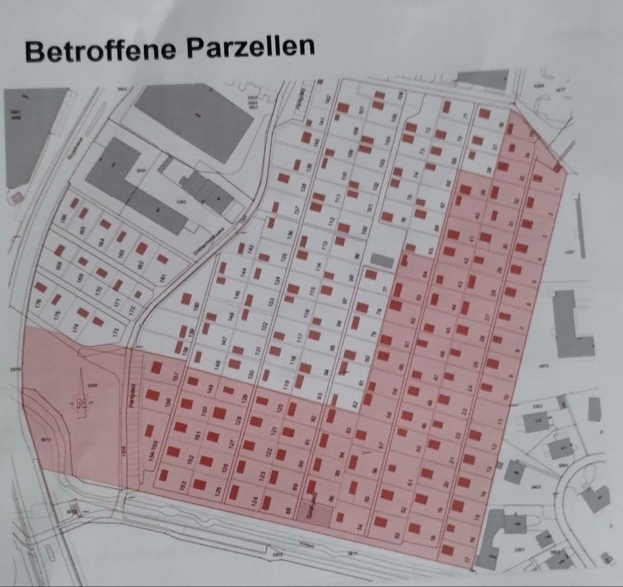 Betroffene Parzellen