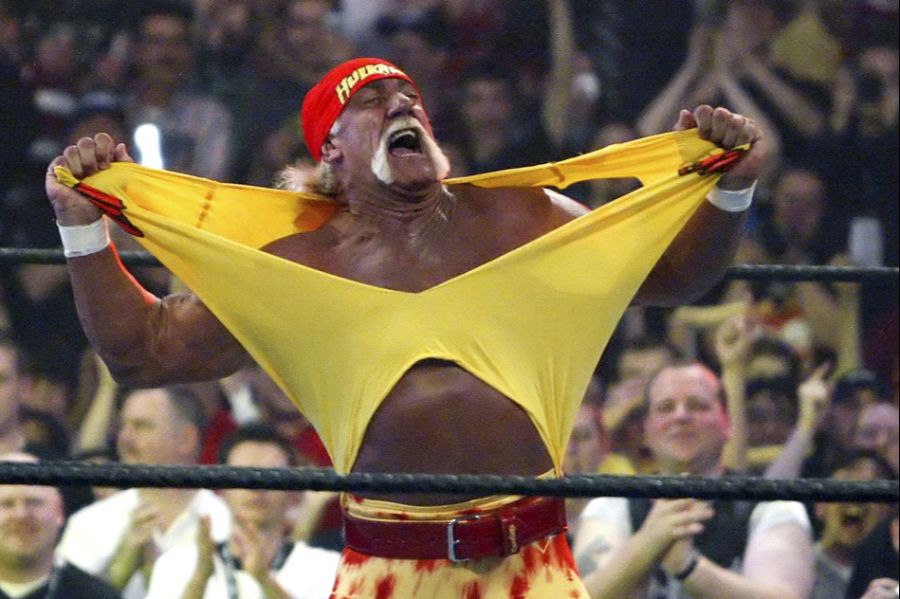 Hulk Hogan während seiner Zeit als professioneller Wrestler.