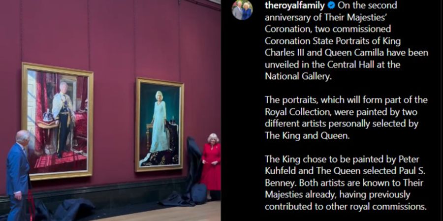König Charles und Camilla