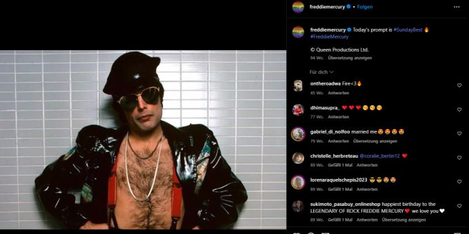 Einer bald erscheinenden Biografie zufolge soll Freddie Mercury eine Tochter gehabt haben. Freddie Mercury