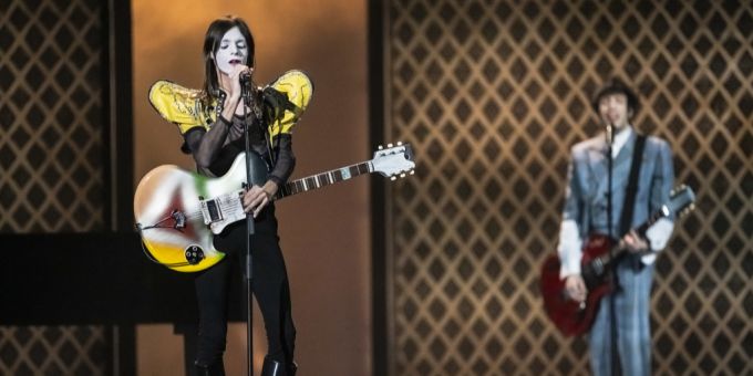 Lucio Corsi nahm als Nachrücker für Italien beim ESC 2025 teil und belegte den 5. Platz. lucio corsi