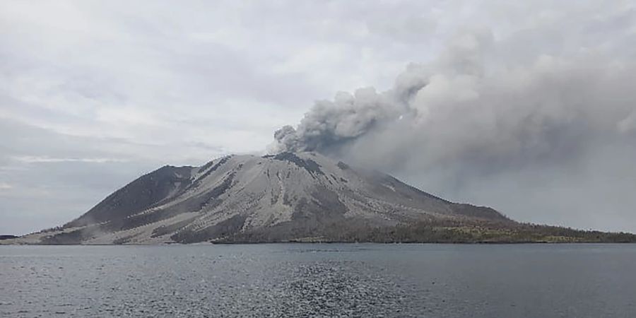 Indonesien Vulkan Ruang Ausbruch