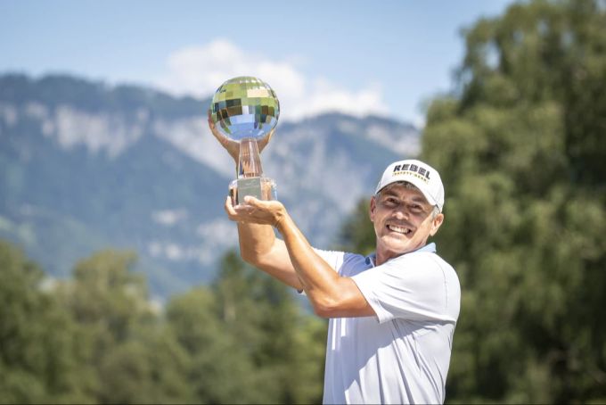 Adilson Da Silva gewann im Vorjahr die Swiss Seniors Open in Bad Ragaz. Seniors Open Bad Ragaz