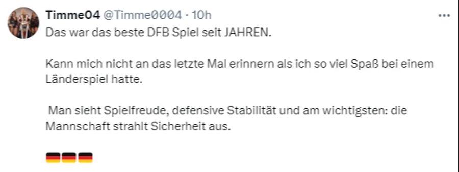 Für viele ist klar: So gut hat das deutsche Nationalteam schon lange nicht mehr gespielt.