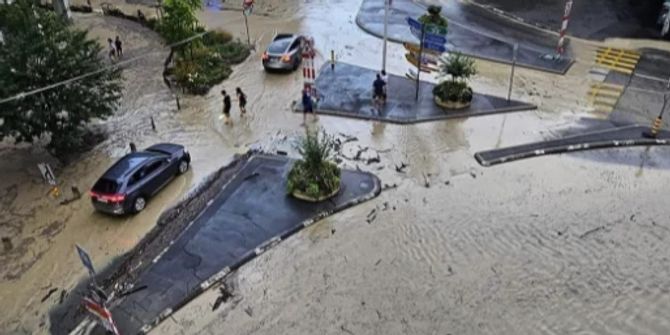 Morges VD Unwetter