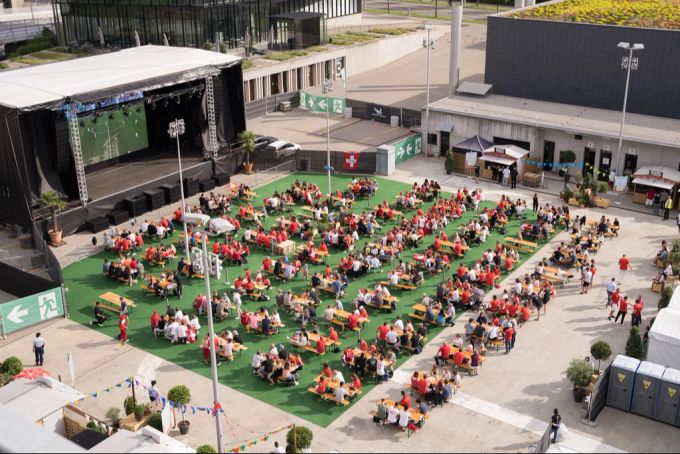 Auch bei der EM 2024 gibt es in Bern zahlreiche Public Viewings. EM 2024