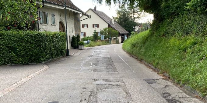 Bauarbeiten an der Hauptstrasse in Arisdorf BL Arisdorf BL