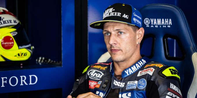 Dominique Aegerter erlebt in der Superbike-WM in Misano ein frustrierendes Wochenende. Dominique Aegerter Superbike-WM Yamaha