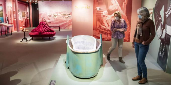Ein Blick in die neuste Sonderausstellung «Die Royals kommen» des Forum Schweizer Geschichte anlässlich einer Medienführung am Montag, 8. März 2021 in Schwyz. Schwyz Schweizer Geschichte