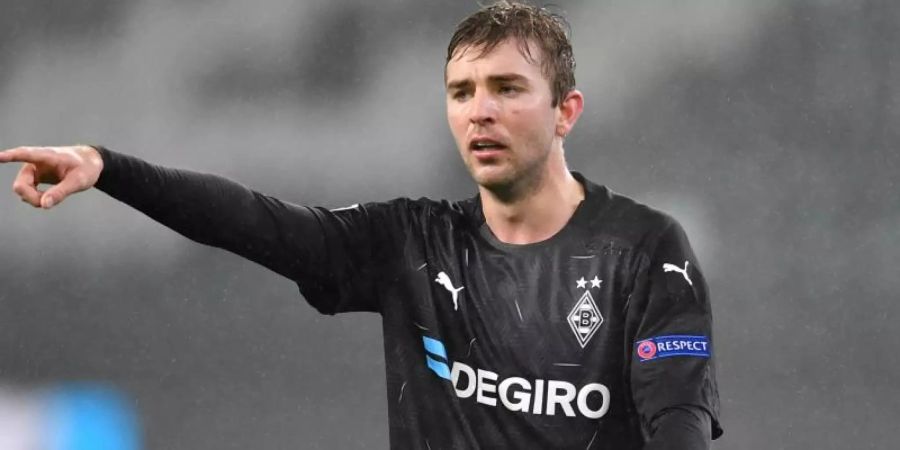 Borussia Mönchengladbach muss gegen Bayer Leverkusen am Samstag definitiv auf Christoph Kramer verzichten. Foto: Marius Becker/dpa
