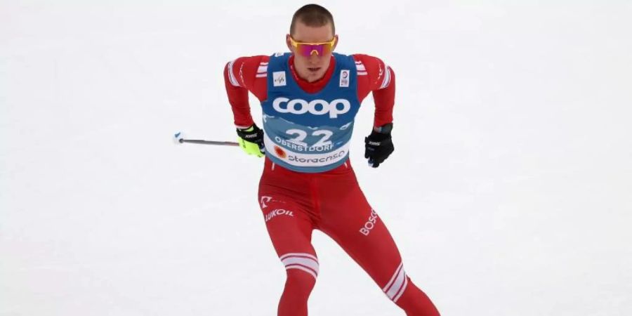 Alexander Bolschunow siegte auch beim Weltcup im Engadin. Foto: Karl-Josef Hildenbrand/dpa