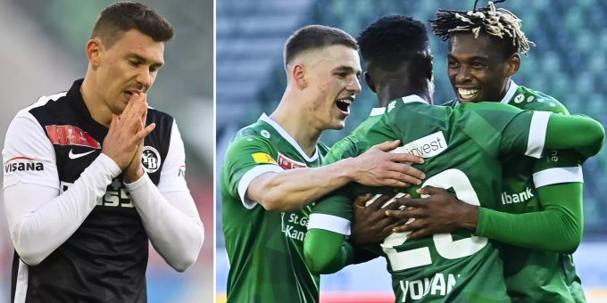 Cup-Achtelfinal - 4:1! St. Gallen schaltet Titelverteidiger YB aus