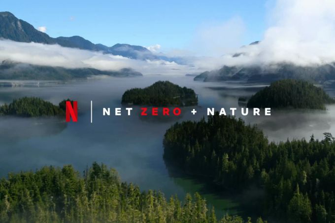 Bild zur Klimaneutralitäts-Kampagne von Netflix. Netflix klimaneutral kampagne
