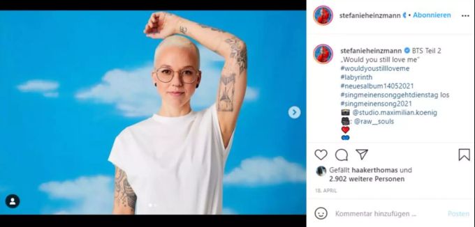 Die Walliser Sängerin Stefanie Heinzmann machte in ihrer Jugend schwierige Zeiten durch. Stefanie Heinzmann