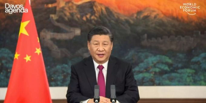 Chinas Präsident Ji Xinping Chinas Präsident Ji Xinping