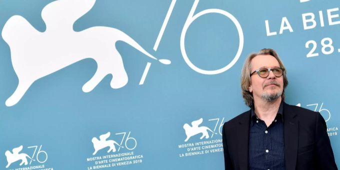 Der britische Schauspieler Gary Oldman am Venedig Filmfestival im Jahr 2019. Gary Oldman