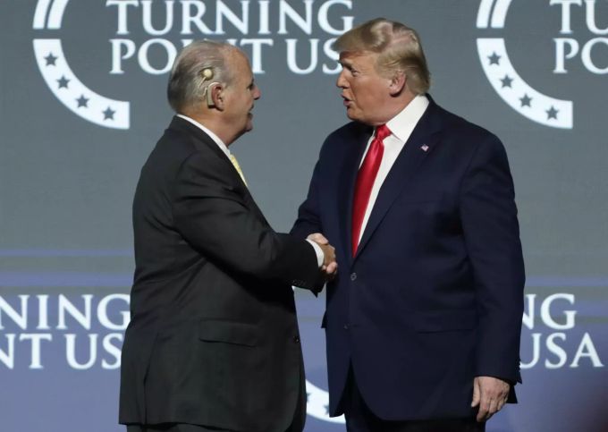 Rush Limbaugh war ein treuer Verbündeter von Donald Trump. Rush Limbaugh Legacy