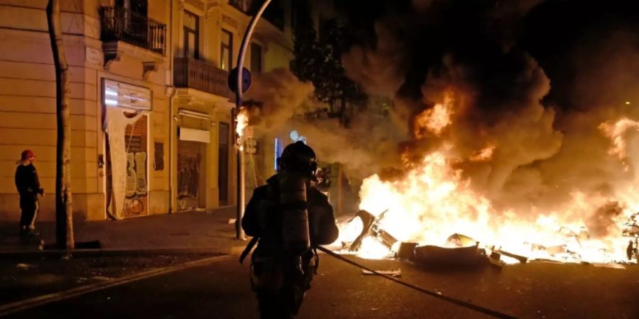 Ausschreitungen in Barcelona
