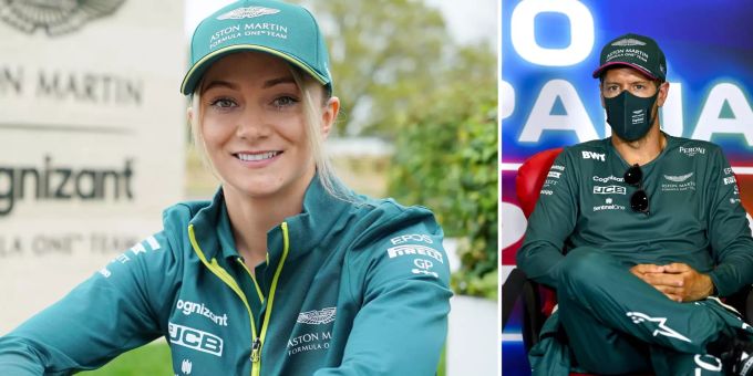 Bei Aston Martin - Bond-Stuntfrau soll Sebastian Vettel unterstützen
