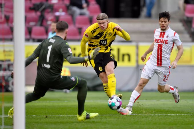 Erling Haaland hat in dieser Bundesliga-Saison bisher 21-mal für den BVB getroffen. BVB Haaland