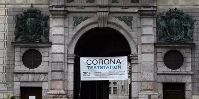 Corona-Testzentrum in München Corona-Testzentrum in München
