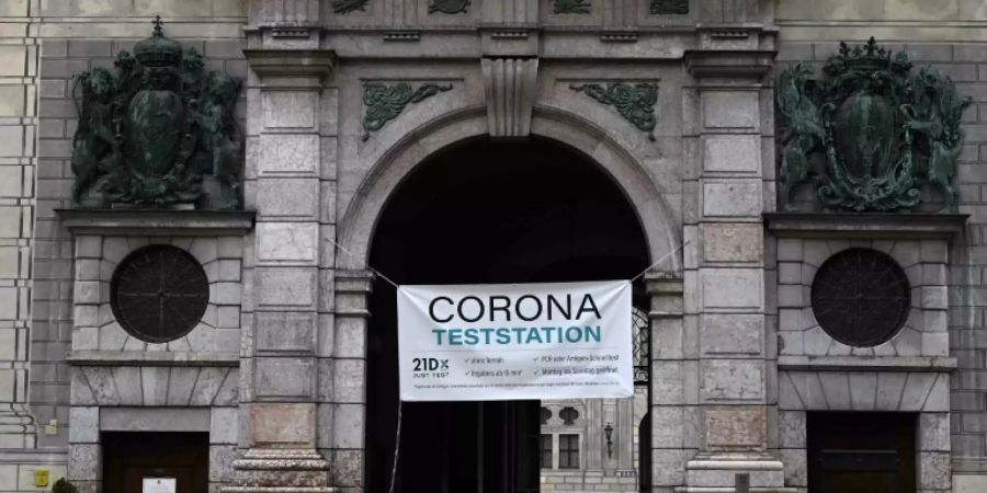 Corona-Testzentrum in München