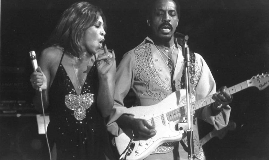 Tina Turner und ihr Ex-Mann Ike Turner im Jahr 1975.