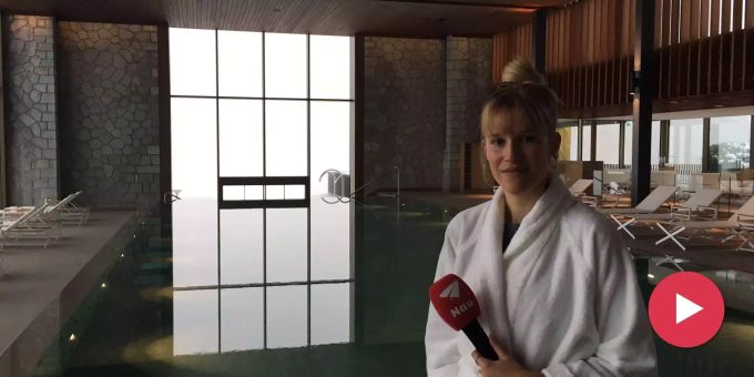 Luxus pur im Bürgenstock-Spa - Wenn der Whirl-Pool über dem Abgrund liegt