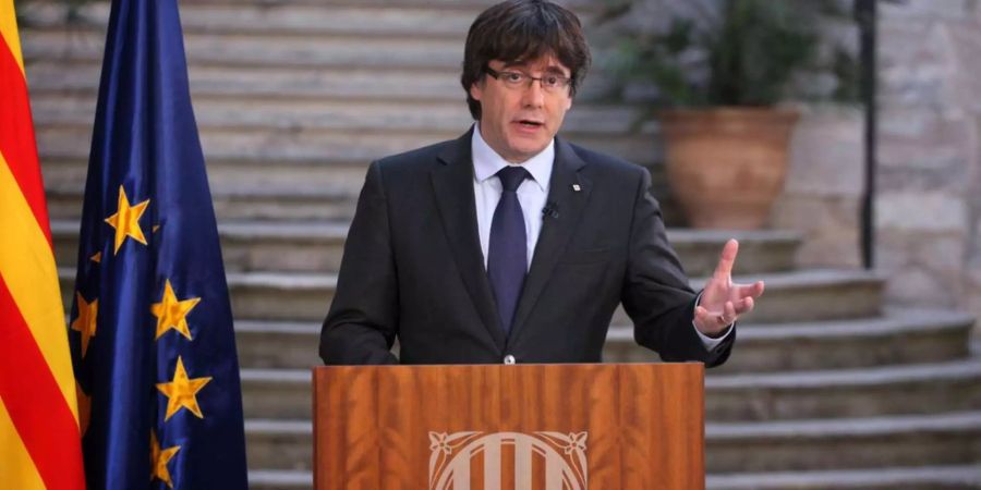 Carles Puigdemont halte sich noch in Brüssel auf.