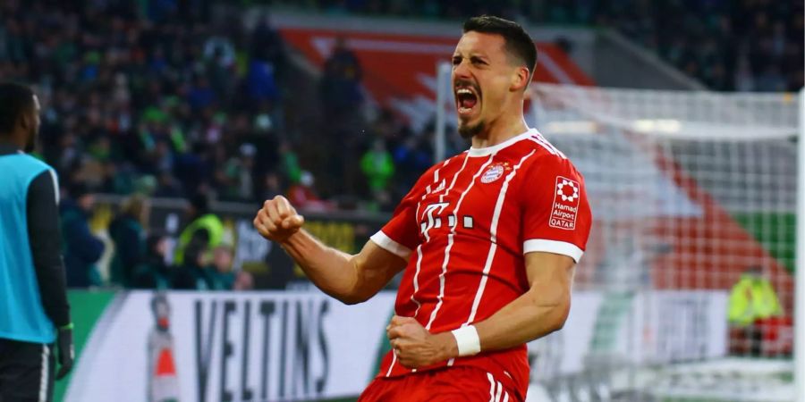 Sandro Wagner bejubelt seinen Ausgleichstreffer.